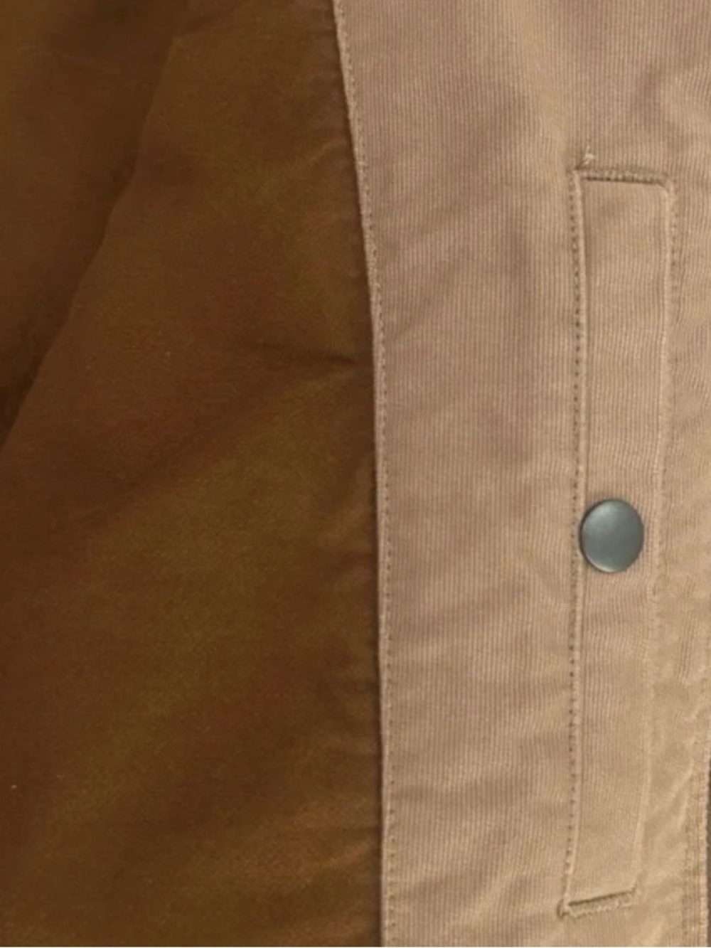 RRL Ralph Lauren Clayworth Jungle Flight Jacket L Khaki Shearling Style Collar M - Picture 5 of 14